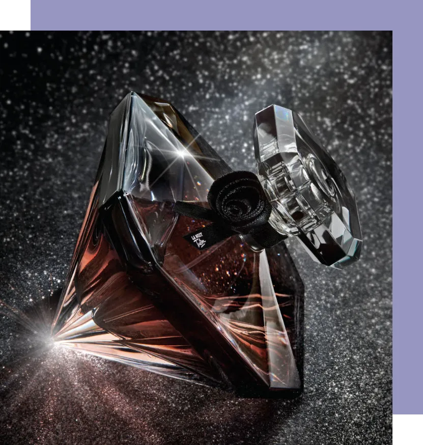 Fotografía del perfume La Nuit Trésor de Lancôme.